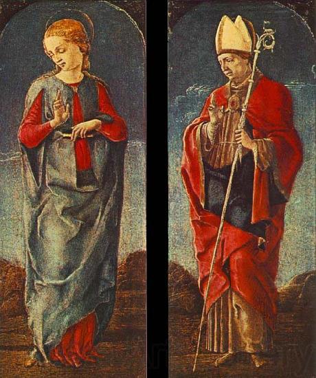 Cosimo Tura Virgin Announced and St Maurelio Spain oil painting art